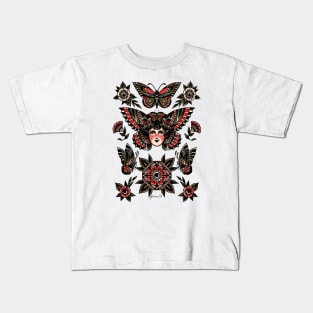 Butterflies v1 Kids T-Shirt